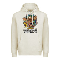 Oatmeal Heather Just a little moody baby cow Premium Hoodie - HowdyJamesFarm