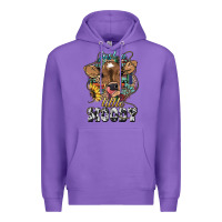 Purple Just a little moody baby cow Premium Hoodie - HowdyJamesFarm