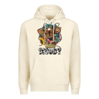 Sandshell Just a little moody baby cow Premium Hoodie - HowdyJamesFarm
