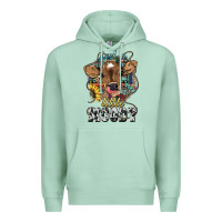 Seafoam Just a little moody baby cow Premium Hoodie - HowdyJamesFarm