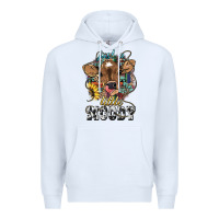 White Just a little moody baby cow Premium Hoodie - HowdyJamesFarm
