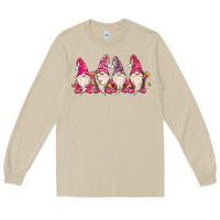 Mushroom christmas gnomies Long Sleeve Tee - MaliasSmallBusiness