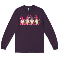 Plum christmas gnomies Long Sleeve Tee - MaliasSmallBusiness