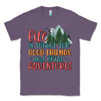 Lavender life is meant for good friends and great adventure Classic Tee - MaliasSmallBusiness