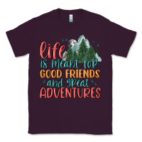 Plum life is meant for good friends and great adventure Classic Tee - MaliasSmallBusiness