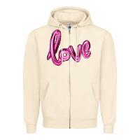 Sandshell valentines day love balloon Zipper Hoodie - RanaPortraitStore