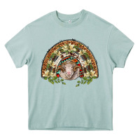 Arona merino wool ram lily rainbow Heavy Core Tee - BarkalooDesign