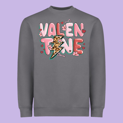 Valentine Heavyweight Sweatshirt Designed By Maliassmallbusiness
