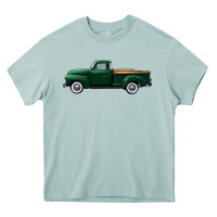 Arona western green truck right side view Heavy Core Tee - FaDigitalArtStudio
