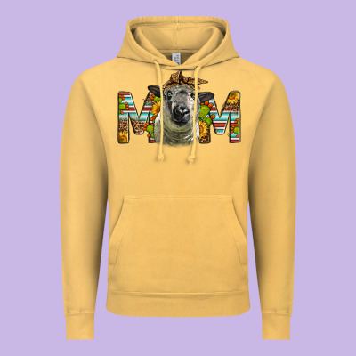 Western Hampshire Sheep Mom Vintage Hoodie Designed By Lillyallendesigns