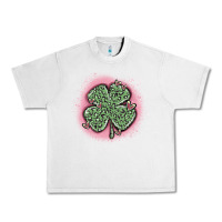 Lunar Rock leopard shamrocks with hearts Urban Heavy Tee - MaliasSmallBusiness
