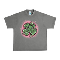 Tornado leopard shamrocks with hearts Urban Heavy Tee - MaliasSmallBusiness