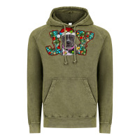Vintage Olive Christmas Pitbull Joy Vintage Hoodie - RanaPortraitStore