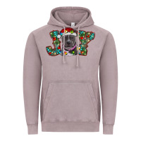 Vintage Zinc Christmas Pitbull Joy Vintage Hoodie - RanaPortraitStore