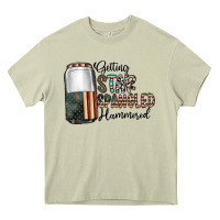 Mossy getting star spangled hammered Heavy Core Tee - CowhideDigitalArt