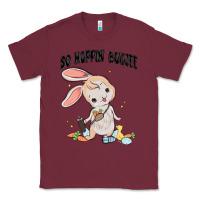 Burgundy so hoppin boujee easter bunny  belt bag ins Classic Tee - MaliasSmallBusiness