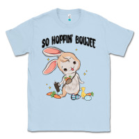 Dusty Blue so hoppin boujee easter bunny  belt bag ins Classic Tee - MaliasSmallBusiness