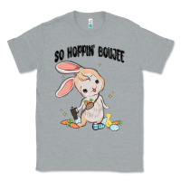 Heather Grey so hoppin boujee easter bunny  belt bag ins Classic Tee - MaliasSmallBusiness