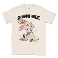Natural so hoppin boujee easter bunny  belt bag ins Classic Tee - MaliasSmallBusiness