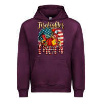 Mauve Wine Firefighter mom Urban Hoodie - FaDigitalArtStudio