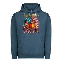 Pigment Midnight Navy Firefighter mom Urban Hoodie - FaDigitalArtStudio
