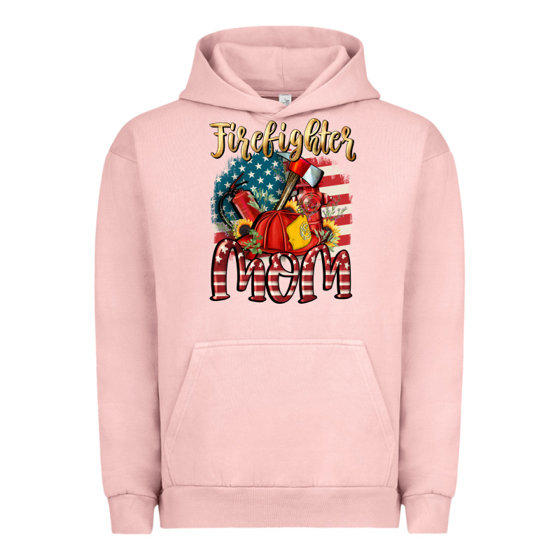 Firefighter Mom Urban Hoodie by FaDigitalArtStudio | Teevron