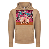 Vintage Coffee be mine valentine's day pigs Vintage Hoodie - Jasminsmagicworld