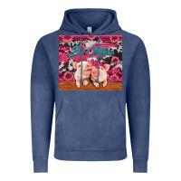 Vintage Denim be mine valentine's day pigs Vintage Hoodie - Jasminsmagicworld