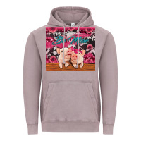 Vintage Zinc be mine valentine's day pigs Vintage Hoodie - Jasminsmagicworld