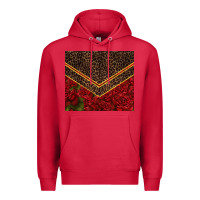 Cardinal red roses with leopard Premium Hoodie - TumblerDesignByShophia
