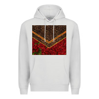 Dove Grey red roses with leopard Premium Hoodie - TumblerDesignByShophia