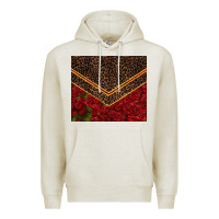 Oatmeal Heather red roses with leopard Premium Hoodie - TumblerDesignByShophia