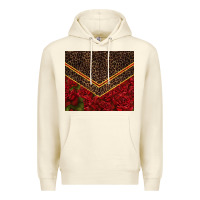 Sandshell red roses with leopard Premium Hoodie - TumblerDesignByShophia