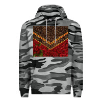 Slate Camo red roses with leopard Premium Hoodie - TumblerDesignByShophia