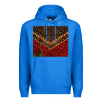 True Royal red roses with leopard Premium Hoodie - TumblerDesignByShophia