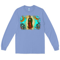 Colony Blue gemstone our lady of guadalupe Long Sleeve Tee - JahusDesignShop