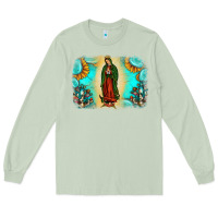 Matcha gemstone our lady of guadalupe Long Sleeve Tee - JahusDesignShop