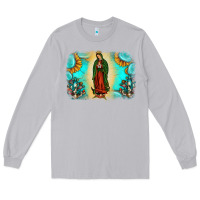Moon Dust gemstone our lady of guadalupe Long Sleeve Tee - JahusDesignShop