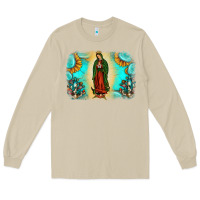 Mushroom gemstone our lady of guadalupe Long Sleeve Tee - JahusDesignShop