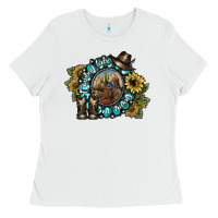 White cowboy take me away 2 Ladies Tee - SublimationCraftShop