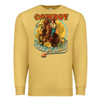 Antique Gold Busy doing Cowgirl shit Premium Sweatshirt - HowdyJamesFarm