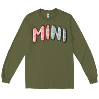 Army Green mini christmas plaid Long Sleeve Tee - MaliasSmallBusiness