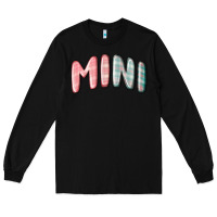 Black mini christmas plaid Long Sleeve Tee - MaliasSmallBusiness