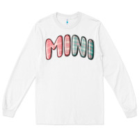 White mini christmas plaid Long Sleeve Tee - MaliasSmallBusiness