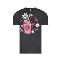 Lucky Girl Drink Vintage Tee | Teevron