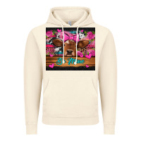 Vintage Artic be mine valentine's day cow Vintage Hoodie - Jasminsmagicworld