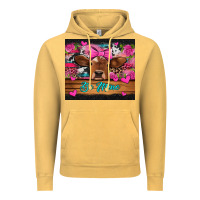 Vintage Mustard be mine valentine's day cow Vintage Hoodie - Jasminsmagicworld