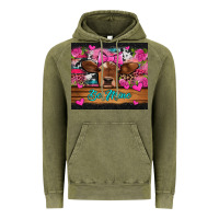 Vintage Olive be mine valentine's day cow Vintage Hoodie - Jasminsmagicworld