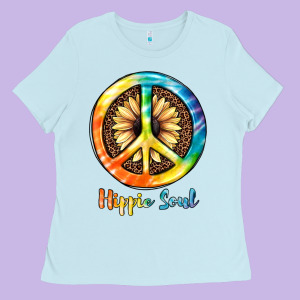 Hippie  Soul Ladies Tee Designed By Jahusdesignshop