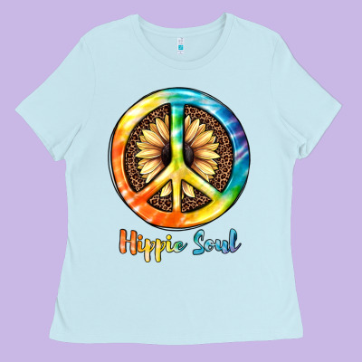 Hippie  Soul Ladies Tee Designed By Jahusdesignshop